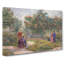 Garden With Courting Couples by Vincent Van Gogh - Wrapped Canvas Painting-61854897