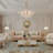 6-Light Lridescent Bubble Glass Globe Chandelier-65931389