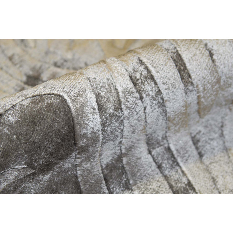 Hand-Knotted High-Quality Gray Area Rug