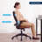 Mid-Back Mesh Task Office Chair with Height Adjustable Arms-685238989