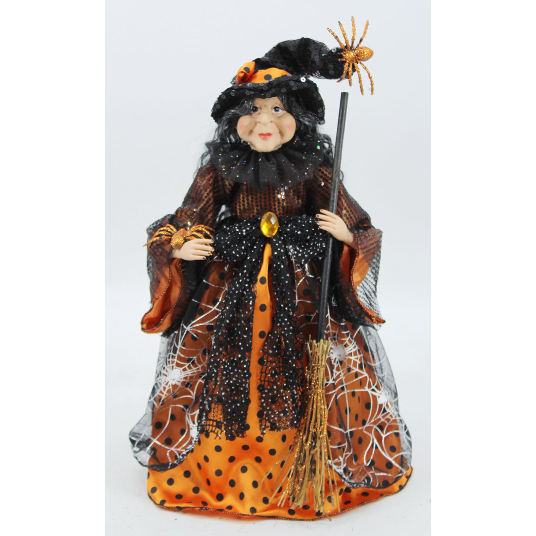 Sequin Sparkle Witch on Cone Harvest Figurine The Holiday Aisle®