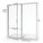 Deluxe 68.63 in. H Framed Shower Door with Magnetic Catch and Header-17243234-16968401
