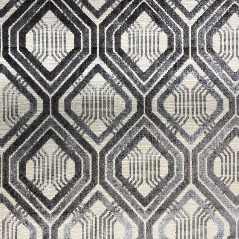 Cut Velvet | Stefano Fabric_STEFANO, Gray