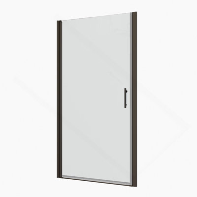 Porte de douche pivotante polyvalente avec des caractéristiques avancées pour une expérience de salle de bain améliorée
