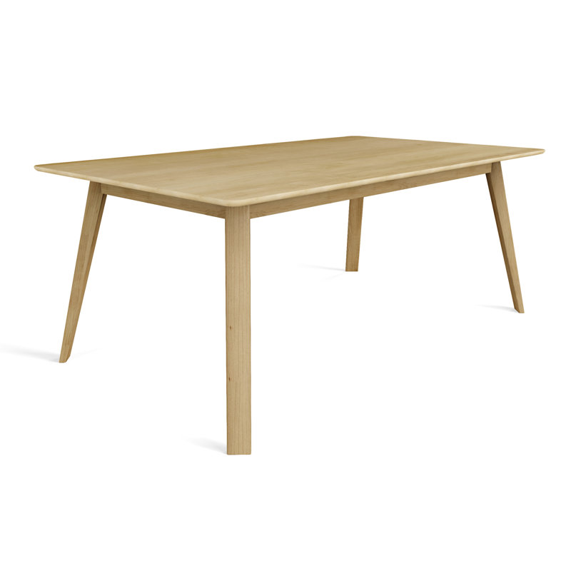 Leclair Maple Solid Wood Dining Table, 29" H x 60" L x 42" W, Natural