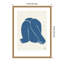«Head Down II Royal» par Rocket Jack, reproduction d'art sur toile encadrée