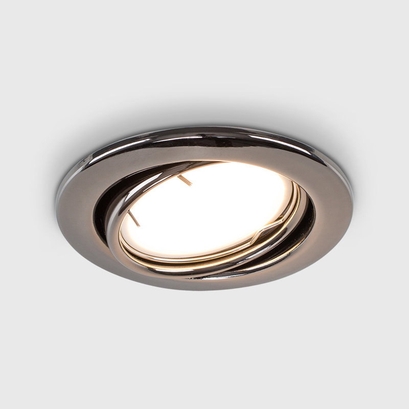 Diep Recessed Lighting Kit, Black Chrome