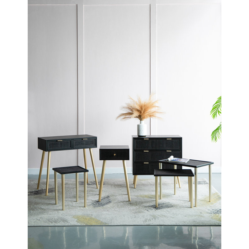 Ensemble de 3 tables d'appoint,