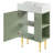 Natchez 21.6'' Single Bathroom Vanity with Ceramic Top-1116609709
