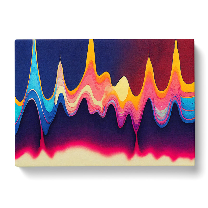 Audio Soundwave Vol.3 Abstract - Wrapped Canvas, 35cm H x 50cm W x 3cm D