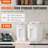 VEVOR Rectangle PP Food Storage Container with Lid