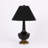 Vintage Bottle Shaped Oil Rubbed Black Metal Base Table Lamp (Set Of 2)