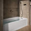Baignoire de trempage en alcôve en acrylique 72 po x 36 po avec profondeur de confort-10979178-76223617