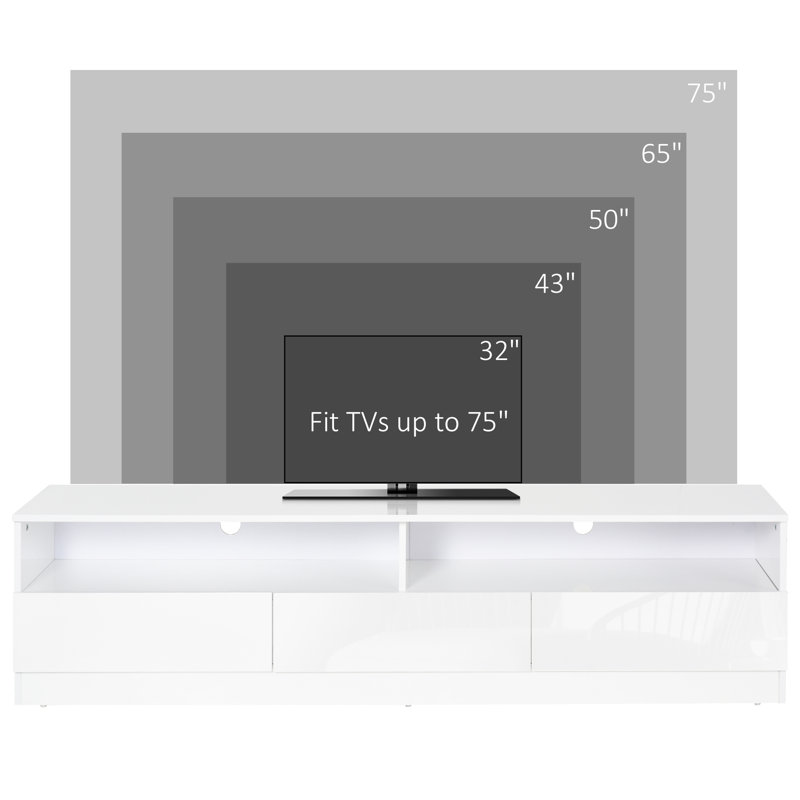 Meuble télé pour téléviseur de 78 po ou moins Mostajo
