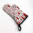 Glitter Noel Oven Mitt Cotton Twill