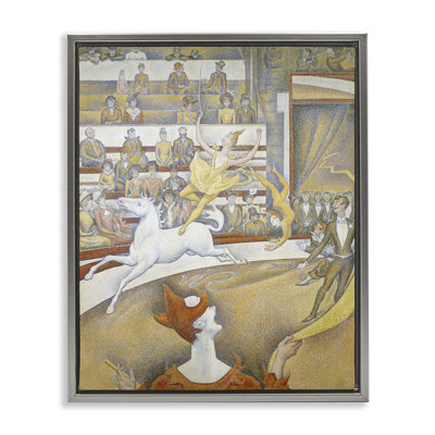 "Classic Seurat Circus", art mural sur toile