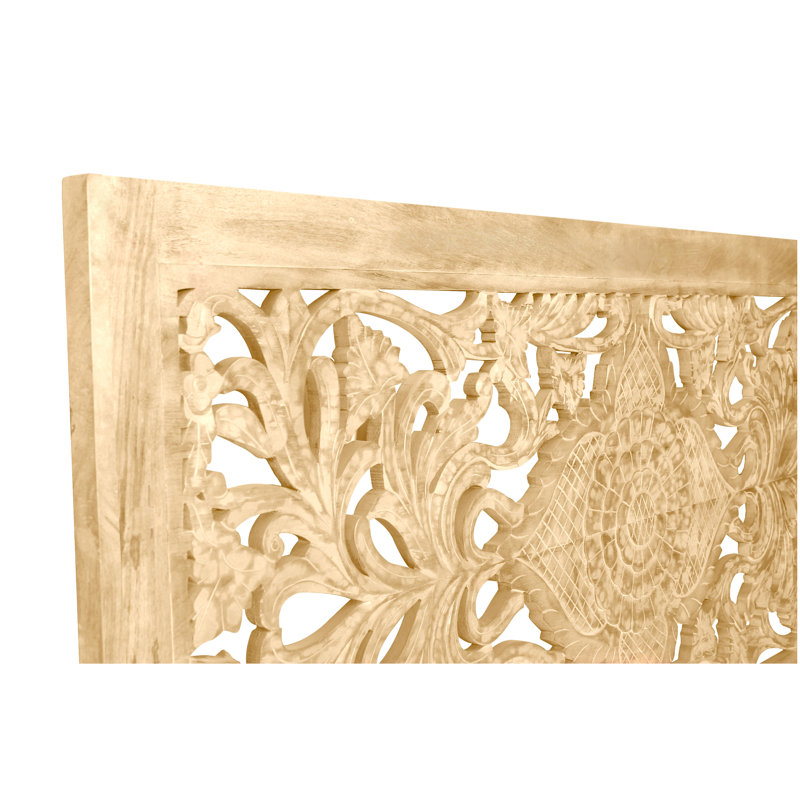 Staab DE Size - 120 X 220 Cm Solid Wood Headboard