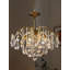 Lustre empire en cristal 6 lumières à intensité variable