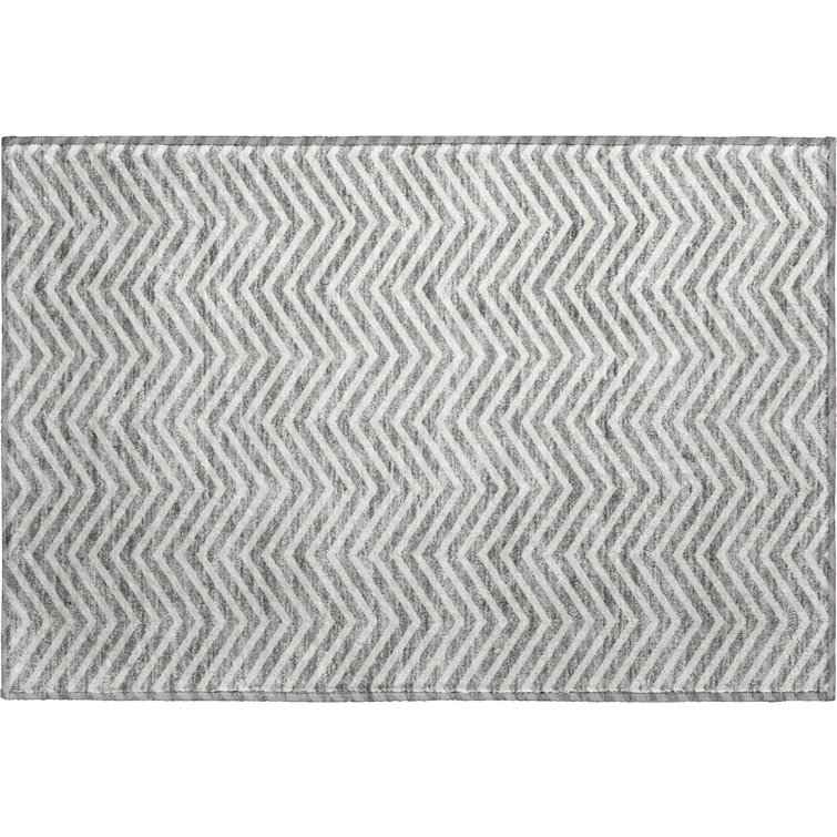 Premium Machine Washable Prisco Gray Rug