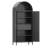 2-shelf And 1-drawer Metal Display Cabinet,Modern Freestanding Arched Cabinet, Antique Cabinets,Porcelain Cabinets,Bookshelves,assembly Required-1625589734