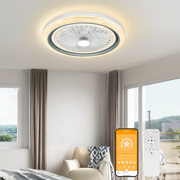 Foelke Ceiling Fan with LED Lights