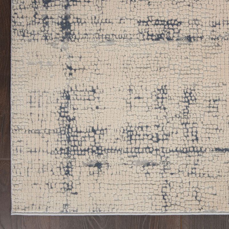 Ivory Rug, 10Mm Thickness Abstract Dotted Rug, Modern Stain Resistant Rug For Bedroom, & Dining Room, Round 160 cm