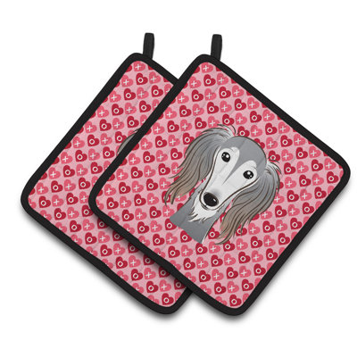 Cuisinier poignée hearts saluki de caroline trésors