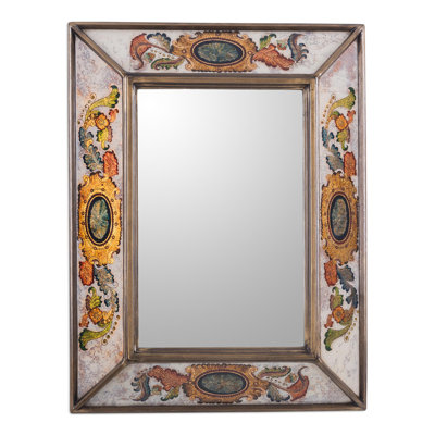 Sedgerock Wood Rectangle Wall Mirror