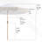 9ft Crank Umbrella - Beige Stripe