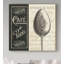 "French menu I" par Pela Studio - reproduction d'art textuel sur toile-31980494