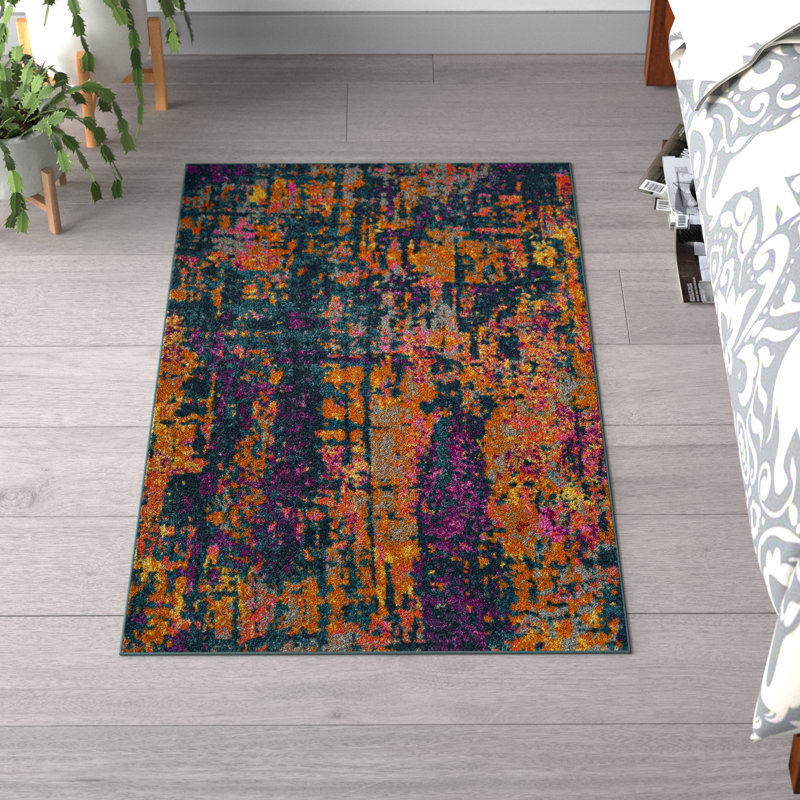 Christa Abstract Area Rug, Rectangle 3' x 5'