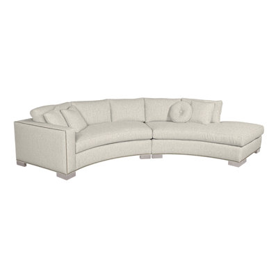 Michael Weiss 2-Piece Curved Sectional