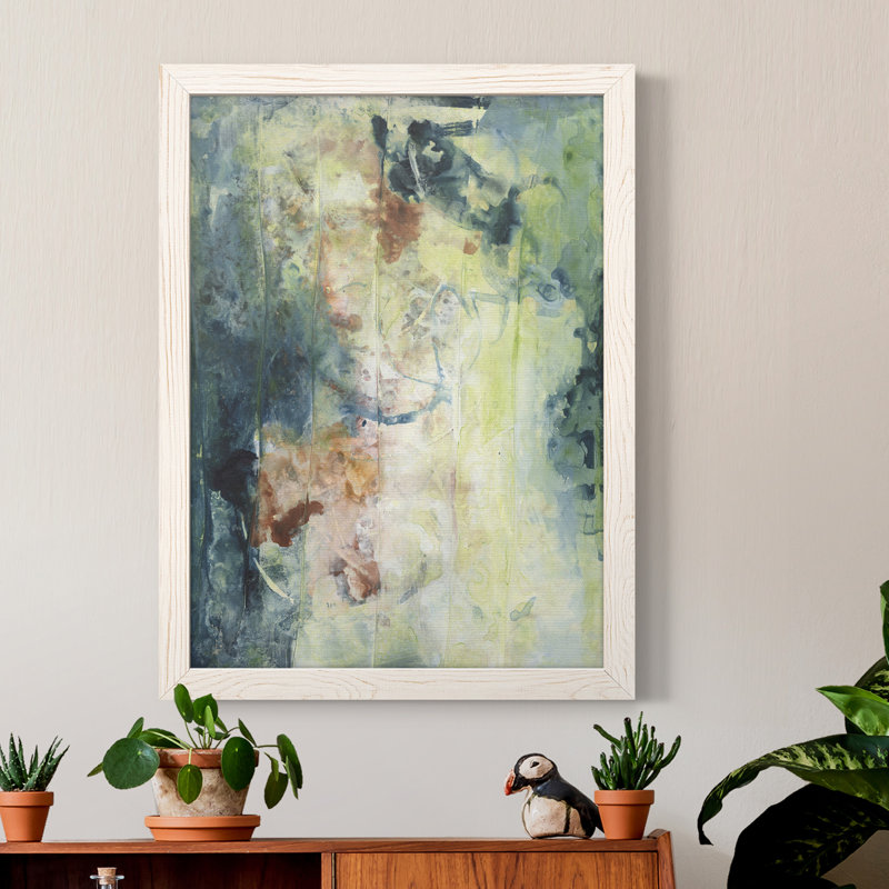 Nature's Elements I - Toile encadrée de qualité supérieure - prête à être accrochée, H 32 po x l 23 po x P 1 po, Blanc