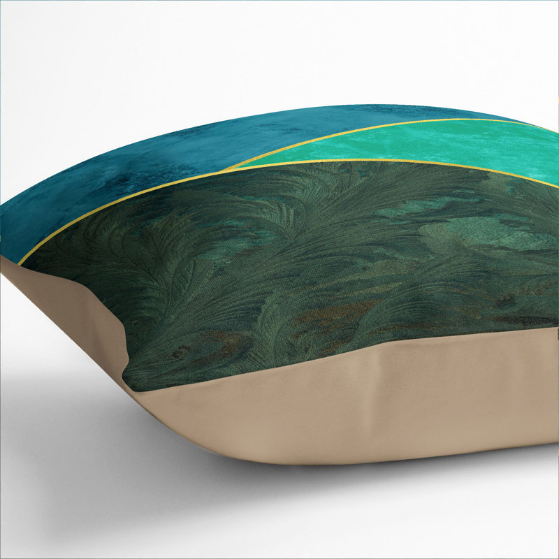 Mopdern Shapes No.2 Square Throw Cushion, Stone, 40cm H x 40cm W x 15cm D