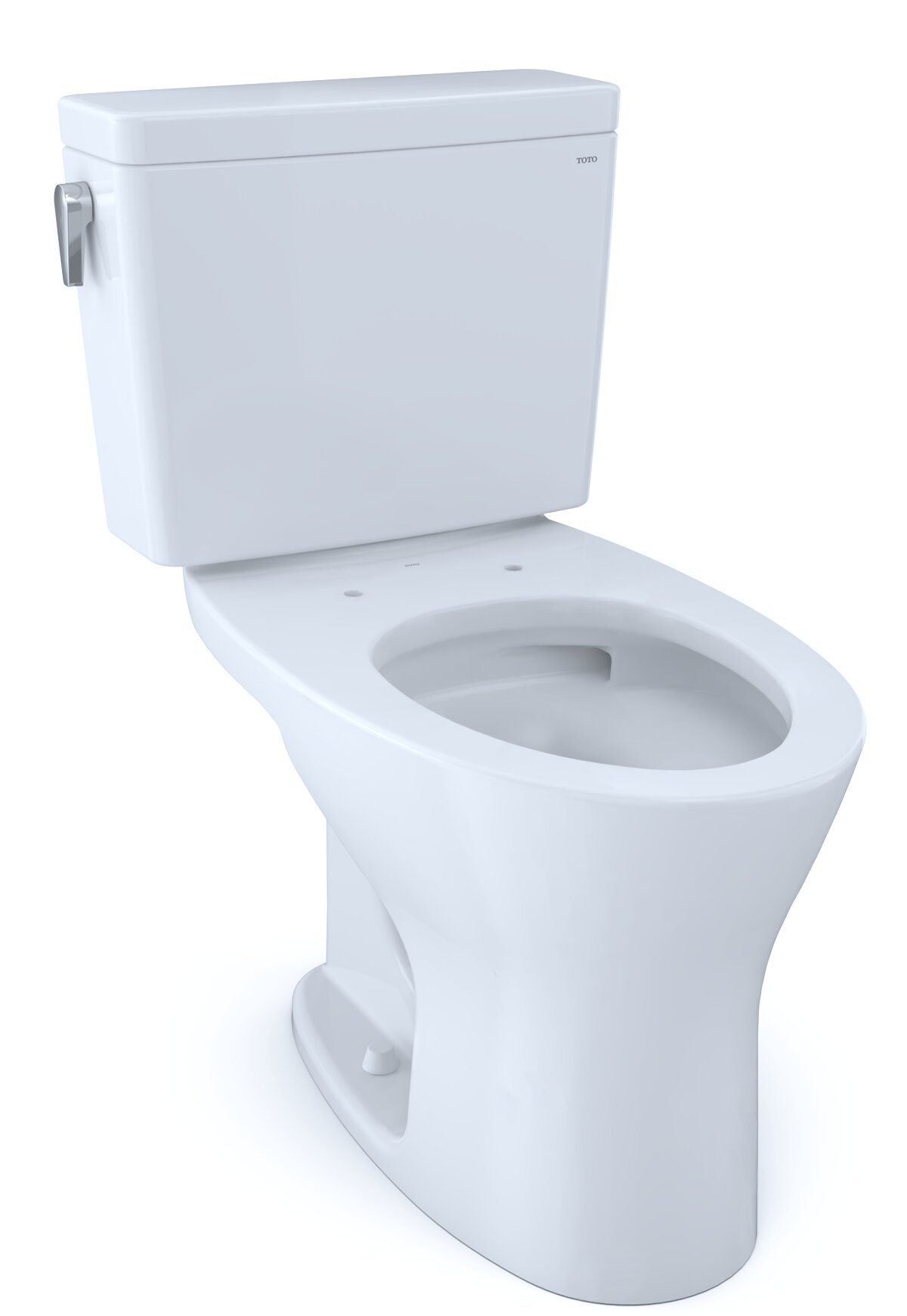 Drake Dual Flush Elongated Two Piece Toilet Seat Not Included 