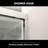 Shower Door 48" W X 76"H Semiframeless Bypass Sliding Shower Enclosure, 3/8 In. (8Mm), Chrome