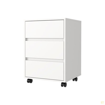 Eagle Creek 3-Drawer Rectangle Filing Cabinet For Home Office Organizer Letters/Legal/A4