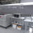 Stainless Steel Work Prep Table With 1.5 in. Backsplash and Adjustable Undershelf-84557346