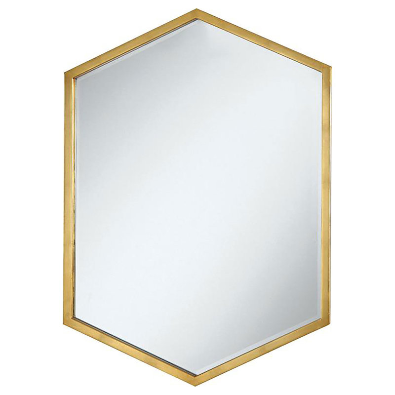 Cavendish Gold Hexagonal Wall Mirror