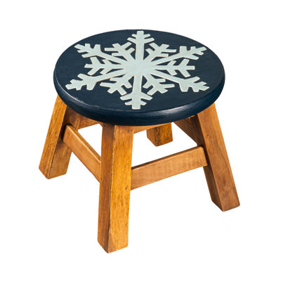 Dorrace Solid Wood Accent Stool