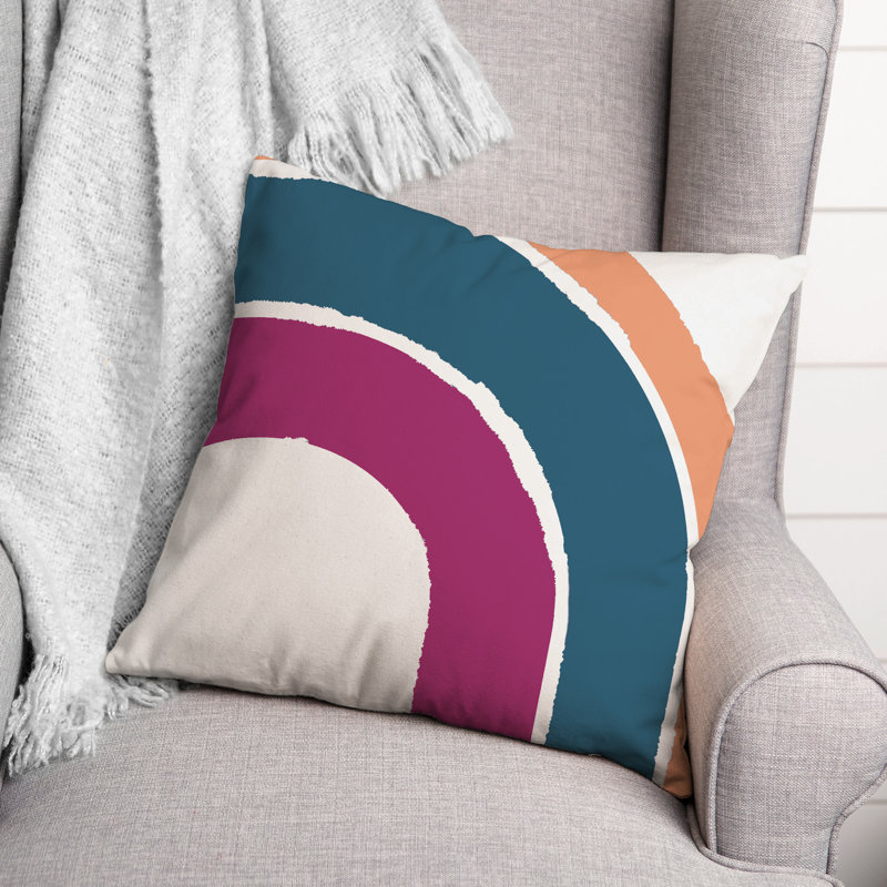 Housse et insert de coussin carré Arches, 16 po x 1 po