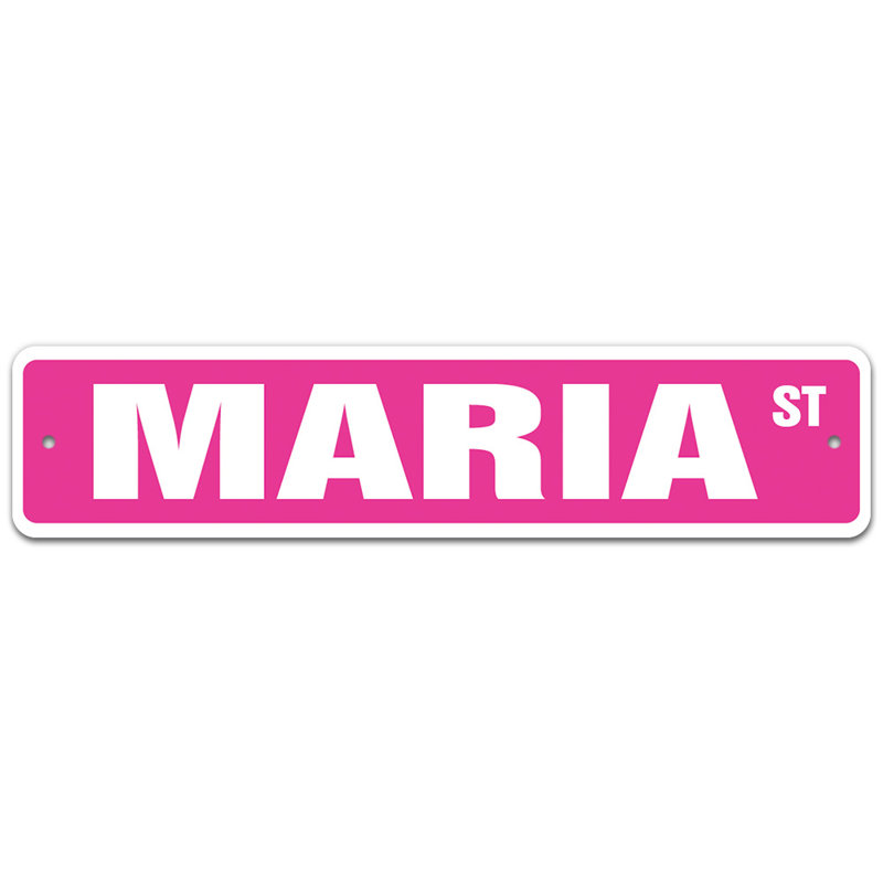 Plaque de rue Shauna, H 7 po x l 30 po x P 0,1 po