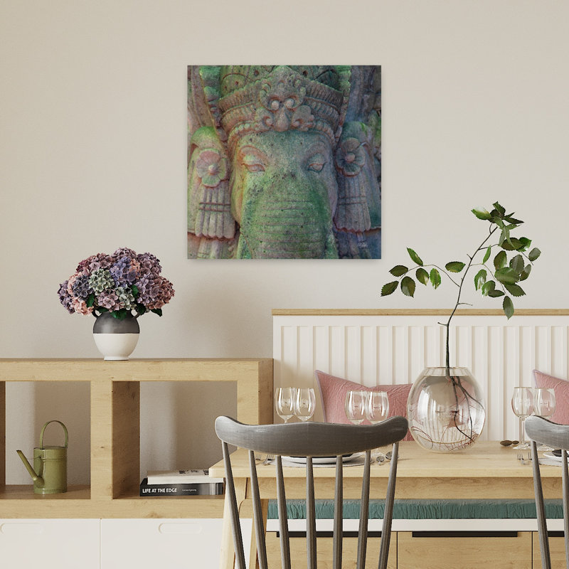 Art contemporain Ganesha, H 18 po x l 18 po