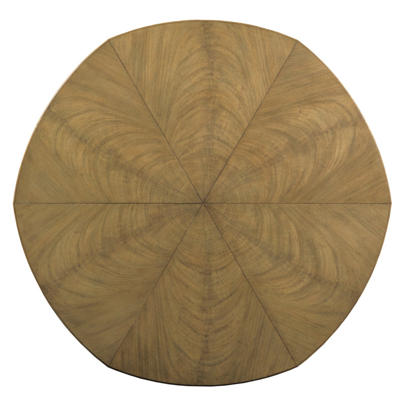 Round Mahogany Wood Dining Table