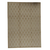 Himalayan Wool Geometric Area Rug in Almond