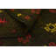 Tapis de zone en laine vert 4 pi 3 po x 4 pi 4 po one-of-kind-noué la main Earley