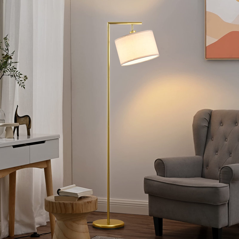 Aletris 160cm Gold Task Floor Lamp