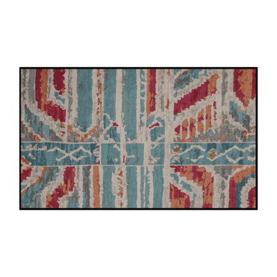 Machine Washable Gray Area Rug