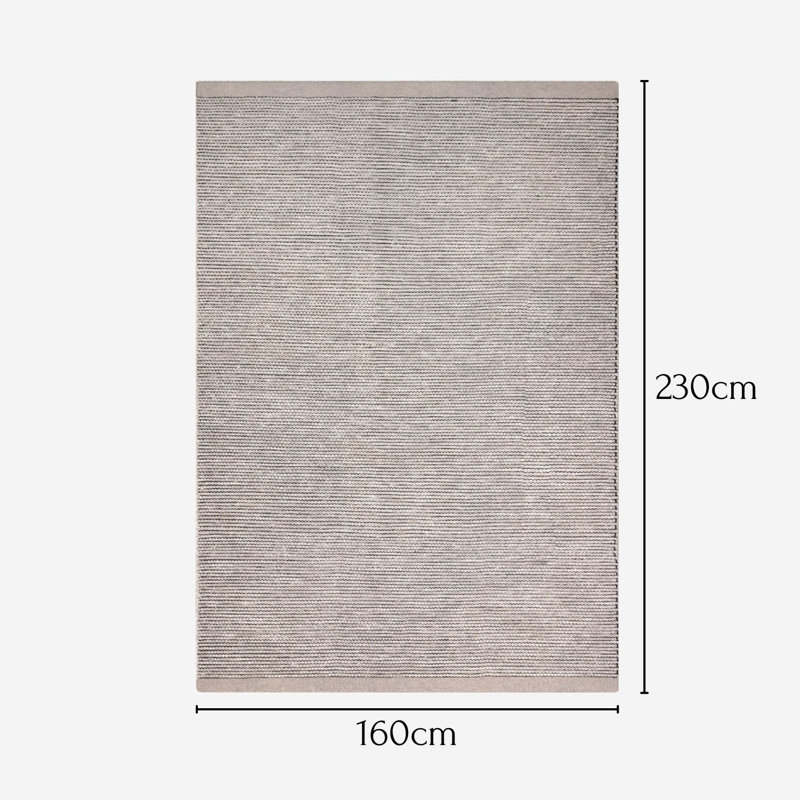 Elysian Hand-Knotted Wool Rug, Rectangular 230 x 160cm