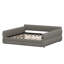 Lit plateforme tapissier intelligent avec tiroirs pratiques et prises USB-2027255156